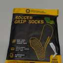 UX Anti Slip Soccer Knee Socks,Non Slip Football/Basketball/Hockey Sports Grip Socks White, Small