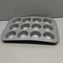 Farberware 12-c. Nonstick Nonstick Bakeware Muffin Pan, Gray