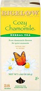Bigelow Single Flavor Tea, Cozy Chamomile, 28 Bags/box (28 Count (Pack of 1)