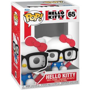 Funko POP! Sanrio: Hello Kitty - Hello Kitty Nerd - Collectable Vinyl Figure - Gift Idea - Official Merchandise - for Kids & Adults - Anime Fans - Model Figure for Collectors and Display
