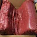Hobestluk Bean Bag Chair Giant Bean Bag Sofa Memory Foam Bean Bag Chairs for Adults, Bean Bag Couches Faux Leather Bean Bag Chairs for Living Room Bedroom Dorm Office (Wine Red) (Winered)