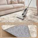 6ft Round Area Rug - 6X6 Abstract Washable Large Soft Foldable Non Slip Rug Neutral Modern Low Pile Carpet for Living Room Bedroom Nursery Dining Room Farmhouse Home Office Indoor - Brown