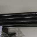 2 Pack Spring Tension Rods 28-43 Inches,5/8" Diameter Black Spring Load Adjustable Expandable,Small Short Tension Curtain Rod for Windows,Kitchen,Doorway,Bathroom,Cupboard Bars