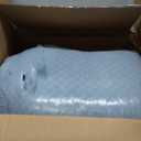 UNIKOME Pinch Pleat Goose Feather Down Comforter - 20% Extra Fill, 108oz, All Season Duvet Insert with 100% Cotton Cover, Cloud-Like Fluffiness (Navy, King,106"X90")