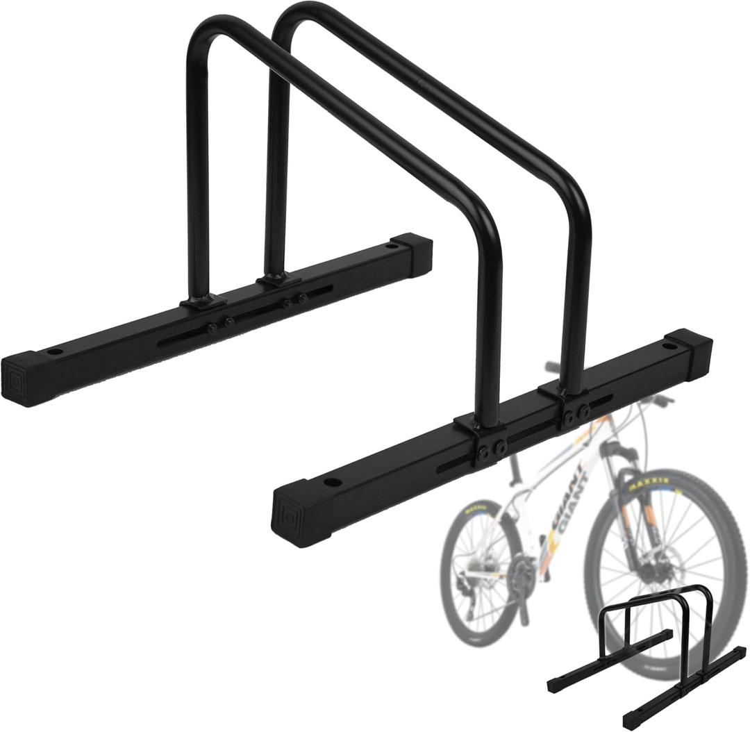 YYDS Bike Stand Floor, Bike Stand for MTB Road Bike,Adjustable Spacing,Indoor/Outdoor Use,Bike Storage Bike Parking Fit for 20"-29",Bicycle Home Garage Storage