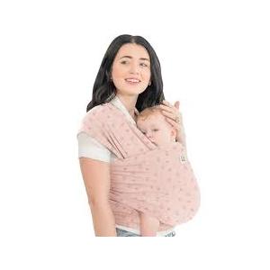 KeaBabies Baby Wrap Carrier  All in 1 Original Baby Carrier Newborn to Toddler Sling, Easy to Wear, Hands Free Bonding, Lightweight, Breathable Infant Wraps (Pink Daisies)