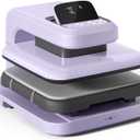 HTVRONT Auto Heat Press 2 - Heat Press Machine for T Shirts with Adjustable Pressure & Higher Heating Height, Heats Up Fast & Evenly Heat Press 15x15 for HTV, Sublimation, Heat Transfer Projects (Lavender Purple)