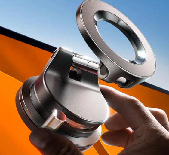 LISEN for Magsafe Car Mount, Magnetic Phone Holders for Your Car, Vacuum Phone Mount for Car Accessories for Women Men Jeep BMW, SuctionPro Gifts Kits, for iPhone 17 Pro Max 16 15 14