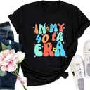 40th Birthday Gift T-Shirt Women Vintage 1986 Birthday Party Shirt Casual Short Sleeve 40 Bday Shirt Tee Tops (Black-b,M)