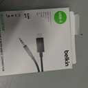 Belkin Rockstar 6FT USB-C to (3.5mm) Aux Cable - Black