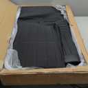 6 Pcs for Nissan Rogue Floor Mats 2014-2020 (Not for Rogue Sport), Full Set Car All Weather Cargo Liners Trunk Back Seat Cover Protector Backrest Carpet Rubber for Rogue Interior Accessories