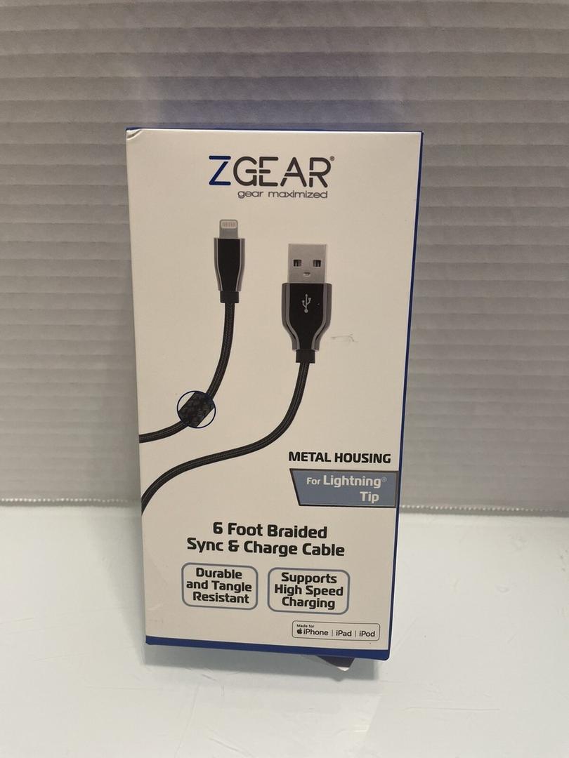 6 Foot Braided & Charge Cable