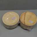 ECO SOUL Compostable 8 Inch Palm Leaf Round Plates (50 Count) Like Bamboo Plates | Biodegradable | Eco-Friendly, Microwave & Oven Safe