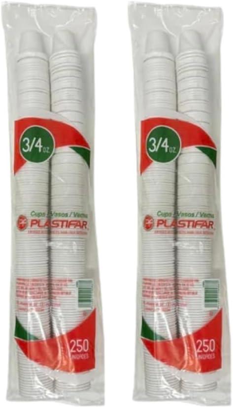 Mini Disposable Cuban Style and Espresso Coffee Cups 3/4 oz. Pack of 500