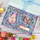 Caleihd Crinkle Cut Paper Grass Cushion Paper Streamer for Christmas Wedding Birthday Bridesmaid Engagement Craft Gift Boxes Bags Filler Decoration 4.5oz Multi-color