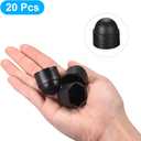 uxcell Plastic Dome Nut Protection Cap Covers, M16x24mm Nut Cover Black 20pcs