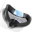 SOULWIT Cooling Gel Face Cushion Cover (Facial Interface) Replacement Kit for Oculus Quest 2, Anti-Leakage Nose Pad, VR Accessories for Meta Quest2