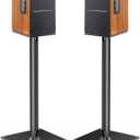 Perlegear Universal Speaker Stands for Surround Sound up to 22lbs - 28 Inch Bookshelf Speaker Stands for Bose, Polk, JBL, KEF, Klipsch & Others, Floor Speaker Stand with Cable Management 1Pair- PGSS6