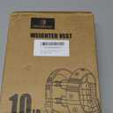 NATURELUX Weighted Vest Men or Women - 5/10/15/20/25/30lbs Weights with Reflective Stripe, Weighted Vest for Workout Equipment for Strength Training Running - Walking Weight Loss (Black)