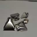 8 Pcs Heat Gun Nozzle Attachments, 35-42mm Stainless Steel Heat Gun Nozzles Kits Shrink Wrap Hot Air Gun Accessories Tools Kit (8 piece set)