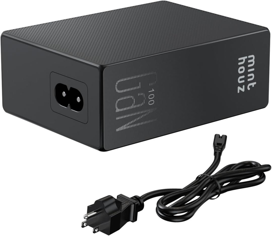Minthouz 100W USB C Charger Block with Cable, 4-Port Fast Charging Power Adapter, for MacBook Pro/Air, iPad, iPhone 17 Pro Max/Air, Galaxy S25, Steam Deck & More