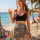 Blooming Jelly Womens 2 Piece Swim Skirt High Waisted Bikini Bottoms | Separate sarong skirt, Tummy control swimsuits, Modest bathing suit bottoms, Full lining, Retro swimsuit, For pool beach (XXL)