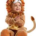 Spooktacular Creations Halloween Lion Costume Toddler with Toy Zebra, Kids Lion Costume for Baby Halloween Dress Up Party