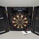 Electronic Dart Board LED Electric Digital Dart Boards for Adults with Cabinet with 12 Soft Tip Dartboard Set