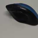 memzuoix Ergonomic Mouse Wireless,2.4G Optical Cordless Mice with 800/1200/1600 DPI,Vertical Computer Wireless Mouse for Laptop, Mac,PC,Desktop (for Right Hand, Large),Blue