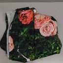 Riyidecor Pink Rose Green Leaves Backdrop Polyester Fabric Rustic Flower Floral Blossom Botanical Plant Spring Nature Wedding 8Wx6H Feet Women Girls Photography Background Birthday Photo Studio Shoot