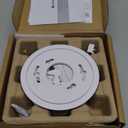 Kidde Hardwired Smoke & Carbon Monoxide Detector, 10-Year Battery Backup, Voice Alerts, Interconnectable LED Warning Light Indicators