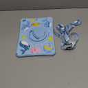 for iPad 6th/5th Generation Case, Air 1st/Air 2nd, for iPad Pro 9.7 Inch Case - for Girls Boys Cute Kawaii Girly Cover 3D Cartoon Ocean Design with Rotating Stand & Strap Silicone Blue Cases