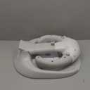 Baby Shower Stand, Baby Bath Support, Shower Standing Support with Adjustable Height and Armrest, Bath Stand with Anti-Skip and Shower Head Holder, Bath Essentials for Infants (Grey)