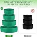 4 Tiered Fabric Strawberry Planter 36 28 20 12 inch Strawberry Tower Planter Stackable Planters Strawberry Grow Kit(Green)