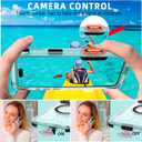 Magnetic Waterproof Frosted Case for iPhone 16 Plus 6.7 inch, with Wrist Strap, Built-in Screen Camera Protector, Military Grade Shockproof, Full Body Rugged Phone Cover, Black-Side