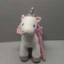 iPlay, iLearn Plush Magic Unicorn Toy W/Remote Control Fairy Magical Wand, Girl Music Unicorn Stuffed Animal W/LED Light Sound, Interactive Birthday Gift 18 24 Month Baby Toddler 2 3 4 5 6 7 Year Kid