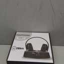 WallarGe Wireless Headphones for TV Watching, Easy Setup and Comfortable Bluetooth Headphones with RF Transmitter Charging Dock, 100 Ft Wireless Range, Rechargeable 25 Hours Play and No Audio Delay (Black)