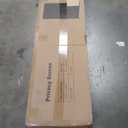 Privacy Fence Screen Outdoor Freestanding Privacy Panel, 72" H47" W HDPE Decorative Panels with Stand, Room/Garden Divider, Outdoor Privacy Screen for Patio,Deck, Balcony, Pool (Black)