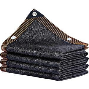 winemana 50% Black Shade Cloth, 6.6 x 10 FT Durable Mesh Tarp with Grommets, Garden Sunblock Shade Cloth Shading Antifreezing for Plants Cover, Greenhouse, Barns Kennel, Patio, Tomatoes