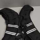 ZELUS Weighted Vest, 16lb Weight Vest with Reflective Stripe for Workout, Strength Training, Running, Fitness, Muscle Building, Weight Loss, Weightlifting (Black)