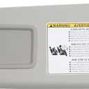 Dasbecan Left Driver Side Sun Visor Compatible with 2013-2018 Toyota Rav4 (4th Gen XA40) Sunvisor (Gray) Replace 74320-42595 74320-42595-B0 74320-42595-C0