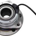 GSP 104214HD Wheel Bearing and Hub Assembly - Left or Right Front (Driver or Passenger Side),Silver