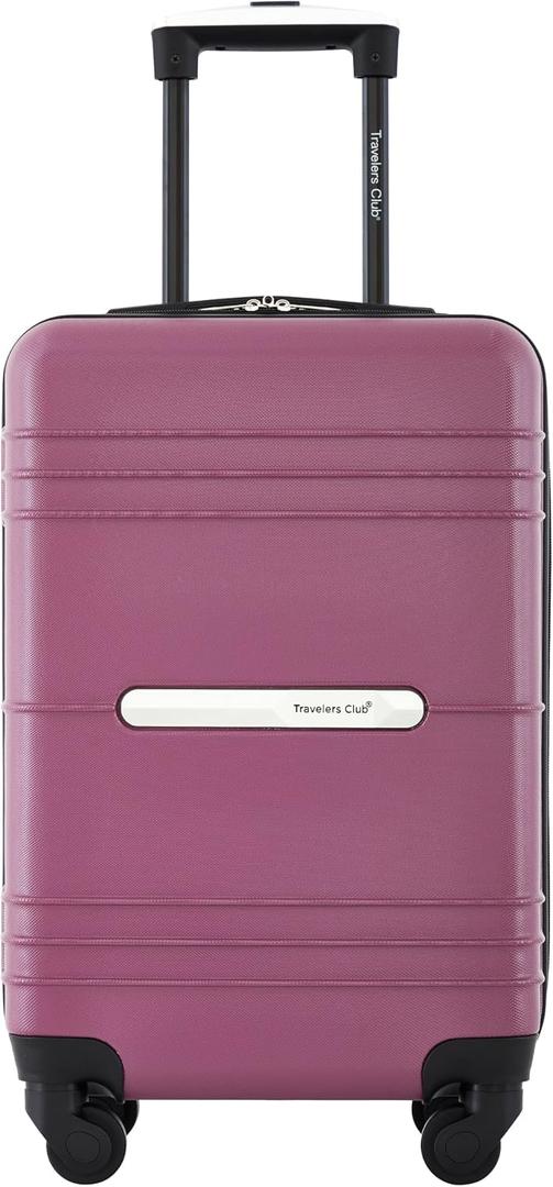 Travelers Club 22" Richmond Spinner Carry-On Luggage, Damson