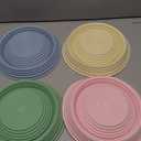 4Pcs Silicone Banneton Bread Proofing Baskets, 9" Round Foldable Non-Stick Dough Proofing Bowl Containers-BPA Free, Optimum Sourdough Bread Baking Supplies