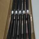 Flameless Floating Candles with Wand20 Pcs Magic LED Hanging Taper CandlesFlickering Battery Operated Taper Candle with Wand Remote for Halloween Decorations Best Gift(Black)