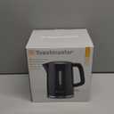 Toastmaster Electric Kettle by Select Brands - Cordless Electric Water Boiler for Coffee, Tea & More - Use This Electric Tea Kettle in Your Kitchen or Dorm - 1.7 Liters, Black