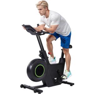 30LBS Magnetic Indoor Cycling Bike,Flywheel Stationary Bike Comfortable Seat Cushion,Scenic Rides & Live Classes for Home Workouts