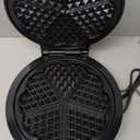 Mueller Heart 5 Waffle Maker, Waffle Iron, Adjustable Browning Control & Nonstick, Cool Touch Handle, Easy to Clean, Small Kitchen Appliances