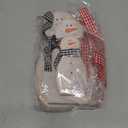 Threehoney Christmas Snowmen Wooden Ornaments Rustic Christmas Table Centerpieces Farmhouse Tiered Tray Decor Table Sign for Xmas Winter Holiday Party Home Office Shelf(3 Pcs,Snowmen)