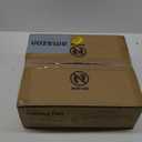 ZMISHIBO Low Profile Ceiling Fans with Lights and Remote, 20 Inch Flush Mount Ceiling Fan with Light, 3000K-6000K Dimmable Fandelier LED Fan Light, 6 Wind Speeds Black Ceiling Fans for Bedroom